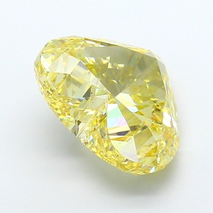 Venta al por mayor B2B 11.11 CT Diamante CVD de Corazón Modificado, Corte Brillante, Amarillo Intenso Fantasía, Claridad VS2, Pulido Excelente, Creado en Laboratorio - Product Image 4