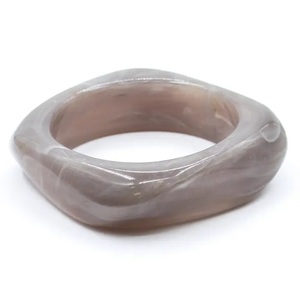 Elegant Handmade Resin Bangle | Stylish Women Jewelry Unique Fashion Accessory Durable Lightweight Resin Bracelet - Product Image 2