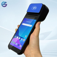 Z92手持安卓POS，带收据打印机条形码阅读器NFC双SIM 4G LTE WiFi，用于零售支付包裹计费