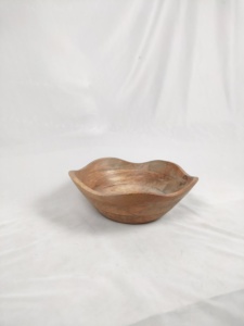 Cuencos y Platos de Madera de Mango de Lujo, Pulidos, para Servir Frutas y Ensaladas, Decorativos, Ecológicos, para Uso en el Hogar y Hoteles - Product Image 6
