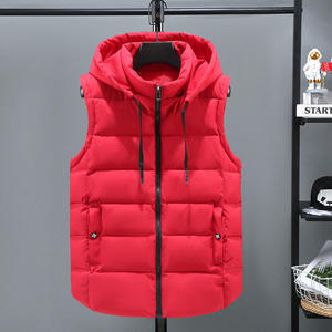Factory Direct Sale Winter Down <b>Vest</b> Excellent Sleeveless <b>Thermal</b> Down <b>Men</b> Puffer Warm Plus Size Down <b>Vest</b> - Product Image 4