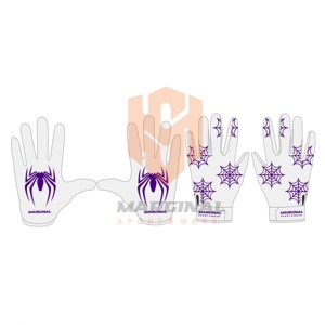 Best Quality Non-Slip Full Finger Adjustable Wrist Strap Hand Grips Leather Football Gloves 2026 Custom Design American <b>Hook</b> - Product Image 3