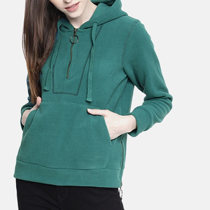 Sudaderas con Capucha de Manga Larga para Mujer, Diseño Sólido y Moderno, Personalizadas al por Mayor, con Logotipo Frontal, Invierno 2026, URBANGAZER INDUSTRIES 100% - Product Image 4