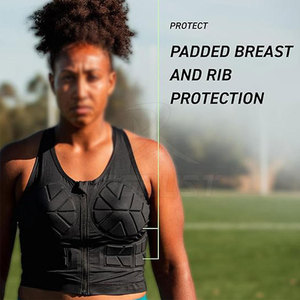 อุปกรณ์ป้องกันหน้าอกสำหรับผู้หญิง ระบายอากาศได้ดี น้ำหนักเบา ผลิตจากวัสดุ EVA สำหรับฝึกซ้อมมวย - Product Image 4