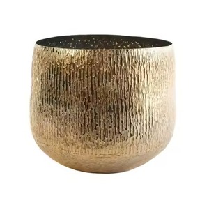 Jardinière en métal créative, pot de fleurs élégant pour l'intérieur et l'extérieur, récipient décoratif pour la maison, le jardin, le balcon - Product Image 5