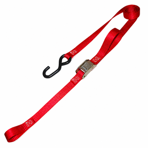 High Strength Polyester Cam Buckle Tie Down Strap 25mm 250kg with <b>S</b> <b>Hook</b> for Heavy Cargo Securing OEM Factory Direct - Product Image 6