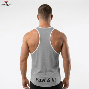 Gym Clothing Men's Sleeveless Muscle Shirt Stringer Tank Top Fitness Basketball <b>Running</b> <b>Singlet</b> Quick Dry Breathable - Product Image 3