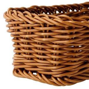 Handmade <b>Wicker</b> Storage <b>Basket</b> Rectangle Rustic Weaved Kitchen Neatening <b>Basket</b> - Product Image 6