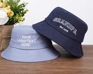 Casquette de pêcheur en coton avec broderie de logo personnalisé, unisexe, décontractée, protection solaire, OEM/ODM - Product Image 6
