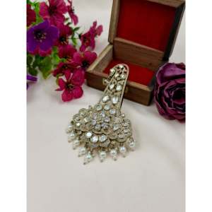 Indian Ethnic Brass Artificial Jewellery-Tanirika Victorian Kalangi Casual Style - Product Image 5