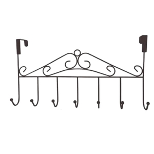 Antique Metal Floral <b>Wall</b> Hooks Decorative Vintage Metal <b>Key</b> Holder Organizer <b>Rack</b> with 4 Hooks <b>for</b> Home Entryway - Product Image 5