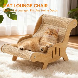 Tiragraffi e Lettini per Gatti in Sisal Naturale per un Relax Estetico - Product Image 5