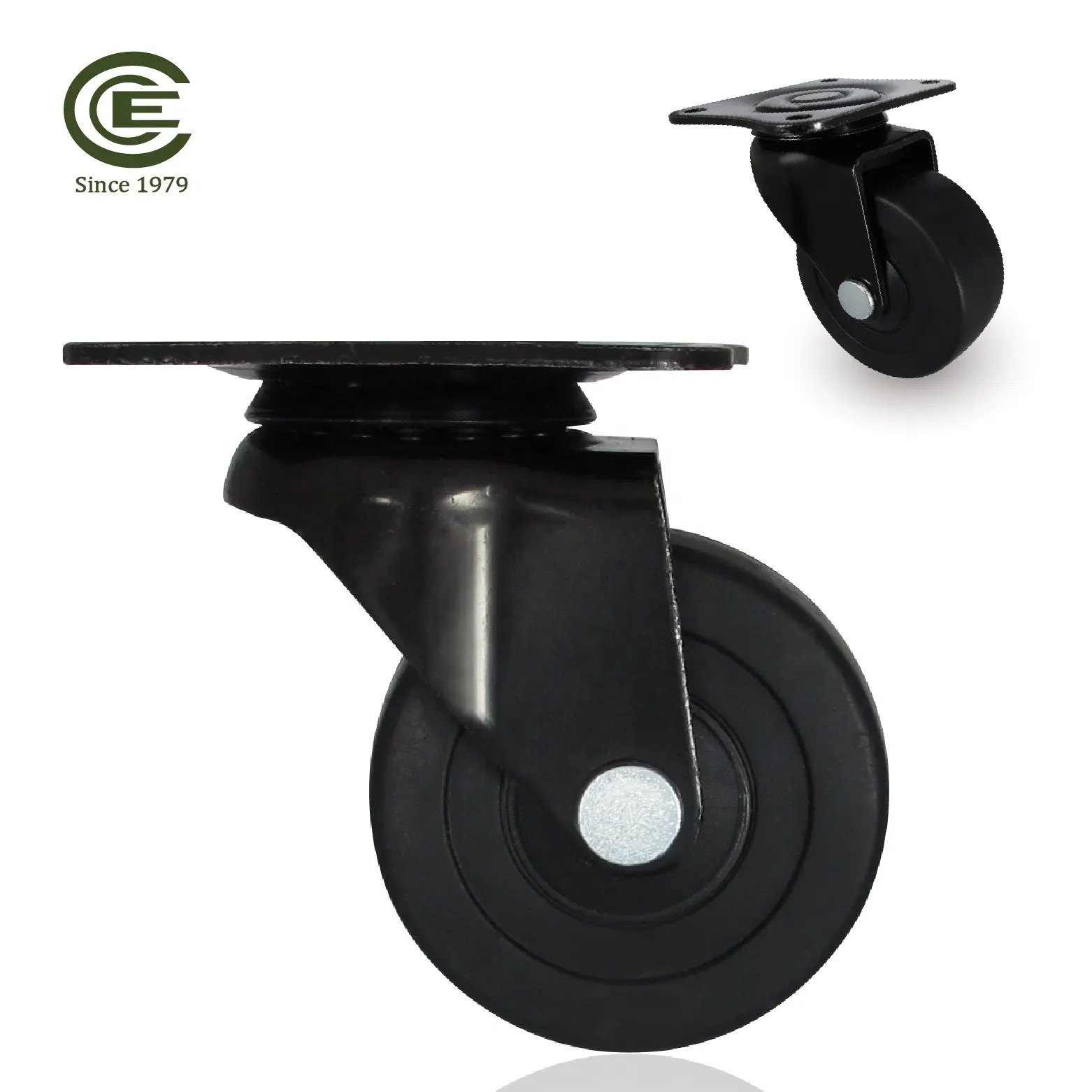 CCE Caster 2 Inch Industrial TPR Small Wheels For Carts