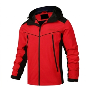 2026 Custom Unisex Summer Waterproof Windproof <b>Jacket</b> Lightweight Breathable Polyester Outdoor Hiking Safety Orange Eco Friendly - Product Image 3