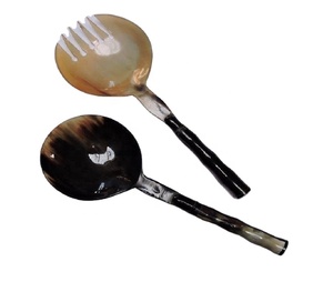 ชุดอุปกรณ์บนโต๊ะอาหารแบบบัฟฟาโลและวัวฮอร์น,สำหรับเซิร์ฟเวอร์สลัดหรือช้อนสลัด - Product Image 1