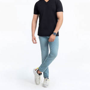 Nueva Llegada, Jeans de Lona para Hombre, Estilo Moderno y a la Moda, Lavado Ácido, Ligeros, Transpirables, Ecológicos, para Todas las Temporadas - Product Image 2