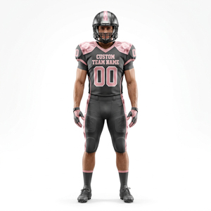 Maillot de football américain en polyester haute performance, personnalisable avec numéro de joueur, pour équipes universitaires (vente en gros) - Product Image 2