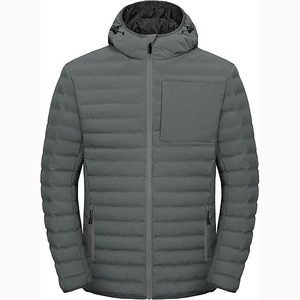 Men's <b>Packable</b> Hooded <b>Jacket</b> Lightweight Down Coat Winter Warm Water Resistant Insulated Puffer <b>Jacket</b> Factory Wholesale - Product Image 5