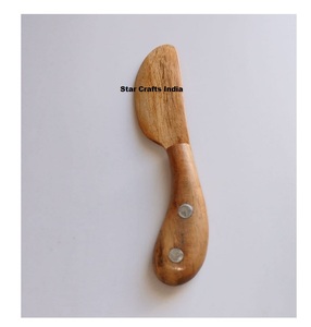 Elegant Wooden Salad <b>Server</b> Set Unique Branch Handle Natural Design Eco-Friendly Dishwasher Safe American Style for Serving - Product Image 5