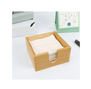 Porte-notes collant en bois organisateurs poste de bureau pour bureau maison école derniers artisanat classique porte-bloc-notes en bois - Product Image 5