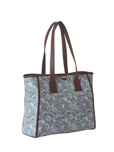Sac fourre-tout en polyester imprimé résistant à l'eau avec fermeture éclair pour le shopping et les voyages - Product Image 2