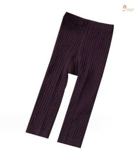 Leggings Largos Personalizados Vintage 100% Algodón Sólido, Transpirables, Ecológicos, de Secado Rápido, Anti-Pilling y Anti-Arrugas para Niñas - Product Image 1