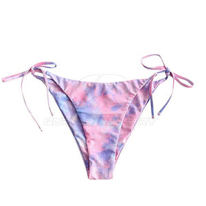Conjunto de Bikini con Logotipo Personalizado, Traje de Baño de Dos Piezas para Mujer, Tejido Elástico Transpirable de Secado Rápido, Spandex/Nailon, para Playa - Product Image 4