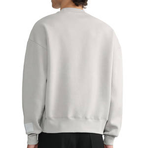 Sweat-shirt personnalisé pour homme, col rond, impression personnalisée, coupe oversize, en molleton bouclette, col étendu - Product Image 3