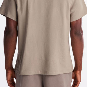 Camiseta de algodón 100% de alto gramaje, corte holgado, estilo vintage desgastado, color liso / Diseño de logotipo personalizado para compradores al por mayor, ajuste casual y moderno - Product Image 6