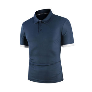 Camisas Casuales de Secado Rápido con Patrón Sólido de Fibra de Bambú 100% de Alta Calidad al por Mayor para Hombre con Logotipo y Color Personalizados - Product Image 5