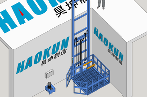 Otomatik kapalı/açık ev asansör 2-4 kat ev tipi asansör kolay kurulum toptan ucuz küçük ev tipi asansör s - Product Image 5