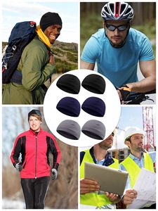 Gorro de algodón unisex personalizado con diseño de calavera, forro para casco, gorro para dormir, paquete de 6, venta al por mayor OEM - Product Image 6
