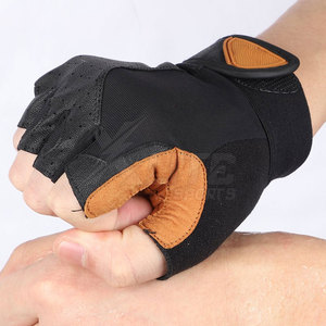 Guantes de Ciclismo Profesionales de Medio Dedo, Neopreno/Cuero, Absorción de Humedad, Compatibles con Pantalla Táctil, Máxima Comodidad, Resistentes - Product Image 5