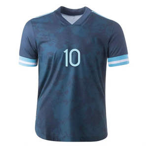 เสื้อฟุตบอลคอวีผู้ชาย เบอร์ 10 พิมพ์ลายแบบซับลิเมชั่น ระบายเหงื่อได้ดี แขนสั้น ทรงปกติ สำหรับผู้ใหญ่ ชุดทีม - Product Image 5