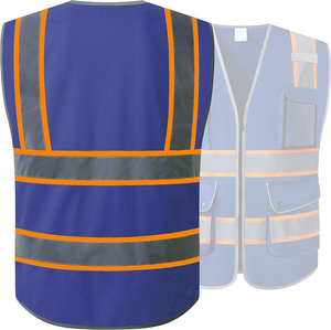 Premium Reflective Workwear <b>Uniforms</b> Safety Vest High Visibility <b>Construction</b> Safety Vest Manufacturer Bulk Supply - Product Image 2