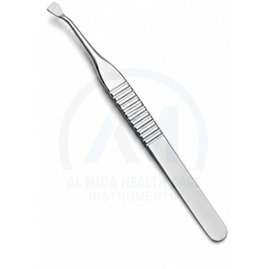 Al Mida Healthcare Surgical Tweezers Stainless Steel CE Certified ISO13485 Manual Dental <b>Instrument</b> Class I AMHC-R-48 Easy Grip - Product Image 4