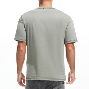 Camiseta de algodón suave para hombre con estampado, para uso diario informal, ligera, con cuello redondo, en cantidad al por mayor. - Product Image 5