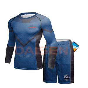 Conjunto de entrenamiento MMA cómodo y transpirable para hombres, ropa de artes marciales sostenible, conjunto de entrenamiento para hombres - Product Image 2