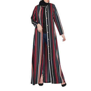 Abayas Elegantes para Mujer al Por Mayor, Vestido Musulmán Islámico, Tallas Personalizadas, Transpirable, Abaya para Mujer Más Vendida - Product Image 4