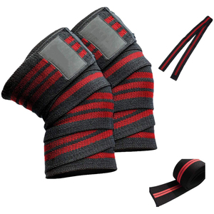 Genouillères de sport personnalisées avec logo, respirantes, élastiques, de compression, pour la musculation et le powerlifting - Product Image 5