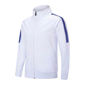 Custom Men's Sportswear Tracksuit Set Slim Fit <b>Zipper</b> <b>Jacket</b> Jogging Suit Two Piece Polyester Gym Training Breathable Activewear - Product Image 3