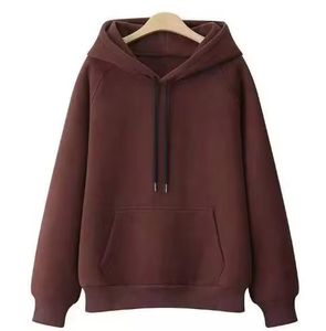 Sudadera con Capucha Unisex Extra Grande, Color Sólido, Algodón French Terry, Estilo Casual, Corte Regular, para Otoño - Product Image 5