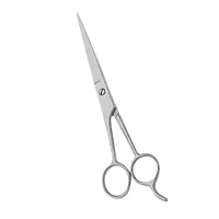 Ensemble de 3 ciseaux de coiffure professionnels en acier inoxydable, droits et affûtés, 5,5, 6,5 et 7,5 pouces, outil de toilettage pour salon