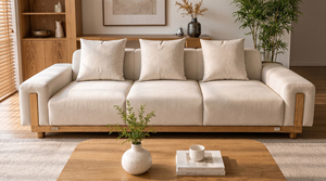 Minimalist Vietnam Home Use <b>Living</b> <b>Room</b> <b>Sofas</b> High Quality New Top <b>Sofa</b> 220x85cm Two Seater Foam Fabric Couch - Product Image 2