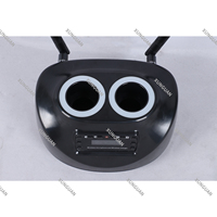 Microphone sans fil portable en métal rechargeable infrarouge UHF CD-06 (un émetteur pour deux micros) avec voyant de charge/Bluetooth pour conférences/spectacles