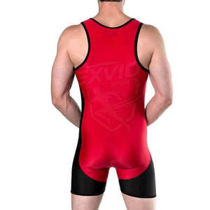 Combinaisons de lutte pour hommes en Spandex/Polyester, haute qualité, best-seller, respirantes - Product Image 2
