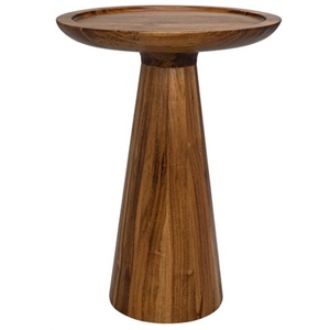 <b>Rustic</b> Wooden <b>Coffee</b> <b>Table</b> Handmade Solid Wood Round Top Living Room Furniture Scandinavian Design Modern Natural Finish - Product Image 5
