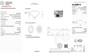 Fantezi Canlı Sarı Renk VS1 Berraklık IGI Sertifikalı CVD Laboratuvar Üretimi Elmas OVAL Şekil 2.51 KARAT Mükemmel Söz Yüzüğü İçin - Product Image 2