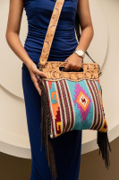 Nouveau sac à bandoulière personnalisé en cuir véritable avec sangle usinée à la main et sac à main à poignée usinée à la main pour femmes