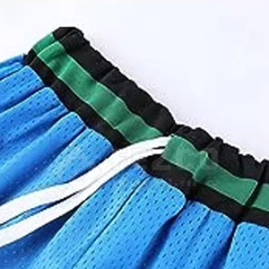 Shorts de sport pour hommes à prix raisonnable, taille élastique, maille unie, logo personnalisé, séchage rapide, respirant, en polyester - Product Image 5